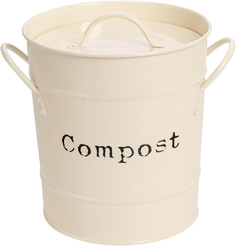 Vintage kitchen compost bin - bin,