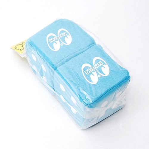 Mooneyes moon fuzzy dice - dice, blue
