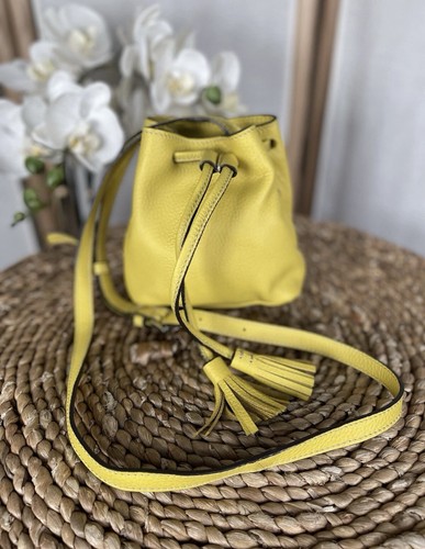 Boden small yellow leather