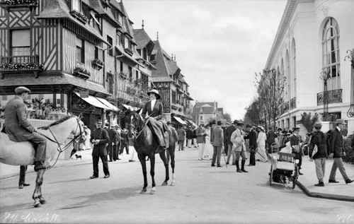 Old photo france - france, deauville