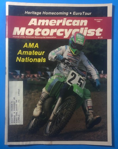 American motorcyclist nov 1989 - american,