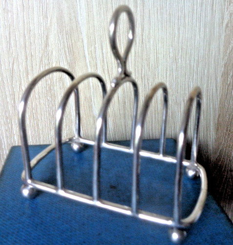 Victorian silver toast rack - victorian,