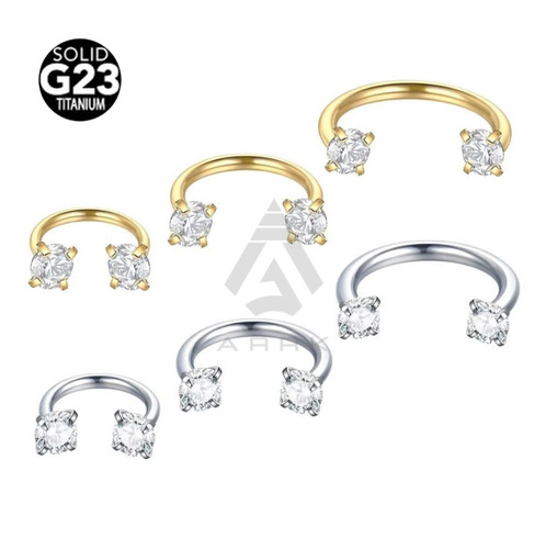 Titanium horseshoe septum - titanium,