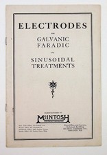 McIntosh Electrical / Electrodes for Galvanic Faradic and Sinusoidal Treatments