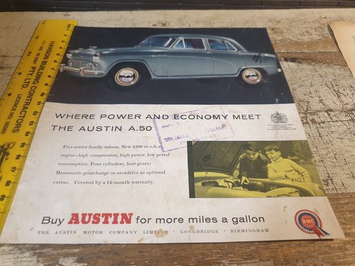 1957 austin a50 saloon - 1957,