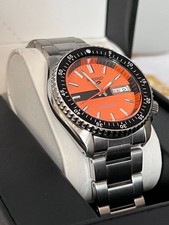 Seiko Seiko 5 Sports Orange Double Hurricane Day Date Men's Watch SRPK11