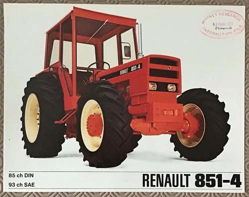 Renault 851 tractor sales - tractor,