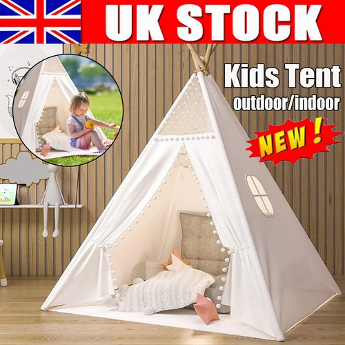 160cm large canvas kids teepee - large,