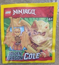 LEGO NINJAGO FOIL 89304 GOLDEN DRAGON COLE MINIFIGURE POLYBAG FIGURE WITH WING