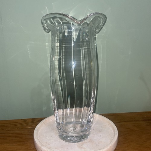 Dartington crystal lily vase - dartington,