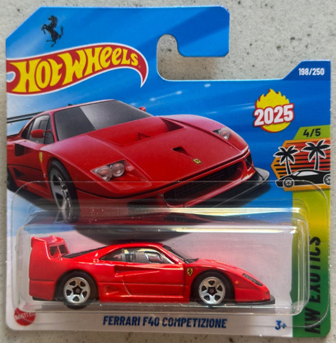 Hot wheels ferrari f40 - hot,