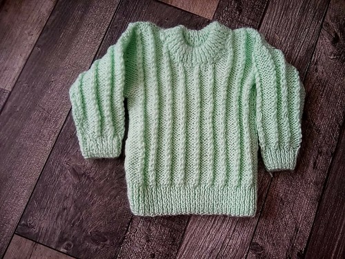 Hand knitted baby cardigan - knitted,