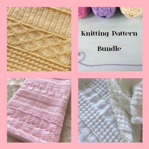 Knitting pattern bundle baby - bundle~3,