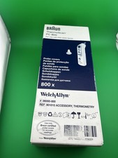 Welch Allyn Braun Thermoscan PRO 6000 Ear Thermometer Probe Covers PC 800/BX