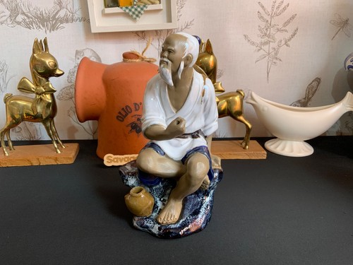 Vintage mudman figurine - figurine, shiwan
