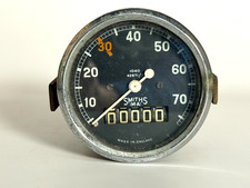 Vintage SMITHS MA 42871 /3 Speedometer AUSTIN 7, LAND ROVER ,VELOCETTE ~untested