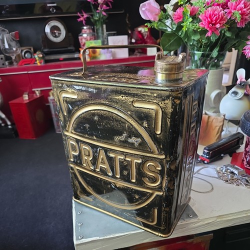 Vintage prats petrol can - prats,