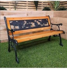 kids 2 seater animal bench
