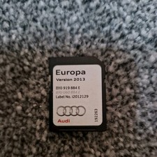GENUINE Audi Navigation SD Card MIB-S 2013 A3 S3 RS3 Sat Nav Maps 8V0919866E