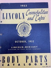 1953 Lincoln Body ONLY Parts