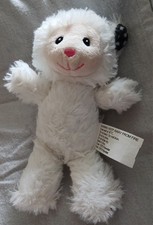 Asda Small White Check Ears Easter Lamb Sheep Teddy Plush Soft Toy