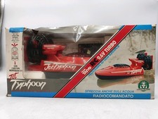 Vintage Taiyo Japan R/C Super Typhoon Hovercraft 9.6V Black Red Precious Games