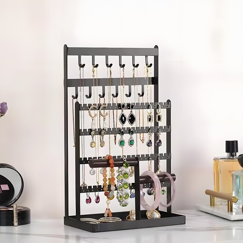 Tier metal jewellery stand - metal,