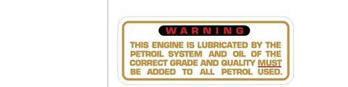 Bsa tank warning motorcycle - tank,