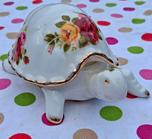 White china porcelain turtle - china/porcelain,