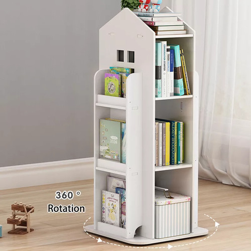Kids rotating bookshelf castle - bookshelf,