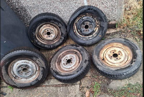Steel wheels 5in triumph - steel, 3.5in