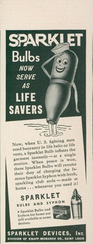 1943 wwii sparklet bulbs - bulbs, life