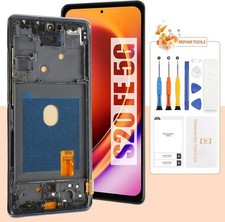 For Samsung Galaxy S20 FE SM-G780 Replacement LCD Screen Digitizer With Frame UK