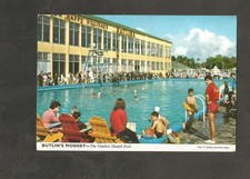 Postcard Ireland Butlins Mosney The Outdoor heated Pool 1970