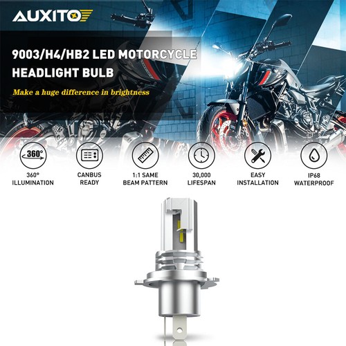 Motorcycle led front light - h4,
