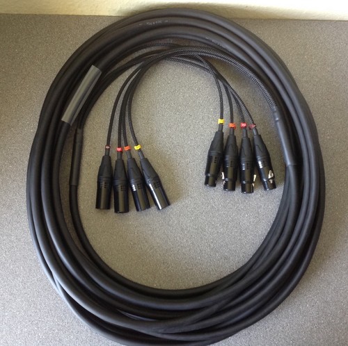 Way xlr loom 15m - 4, black