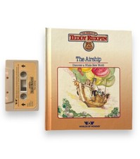 1992 Teddy Ruxpin The Airship Book & Cartridge Tape Playskool Vintage VG