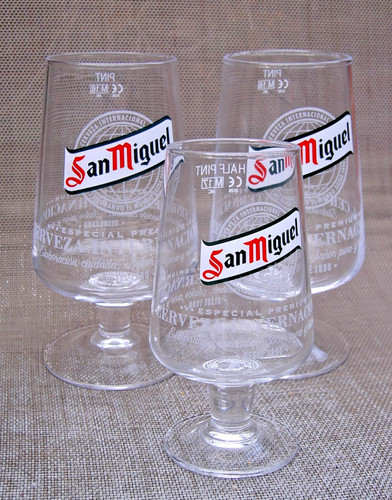 San miguel pint half - miguel,