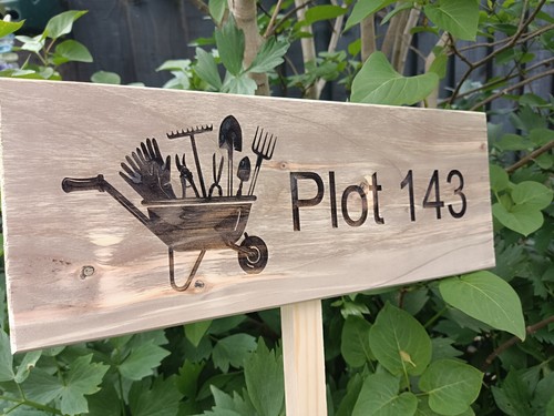 Personalised garden sign - garden, kids