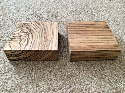 Zebrano wood 6 x - 2, 6”