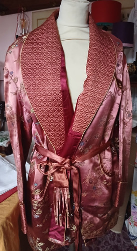 Vintage pink smoking - vintage,
