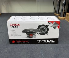 FOCAL 2WAY 4 INCH 10cm CAR DOOR REAR COAXIAL SPEAKERS ACCESS 100AC OPEN-BOX