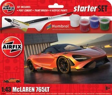 Airfix A55006 McLaren 765 Plastic Kit Starter Set
