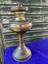 Antique Brass Oil Lamp with