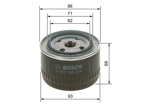 Fits bosch 451 103 274 - 451,