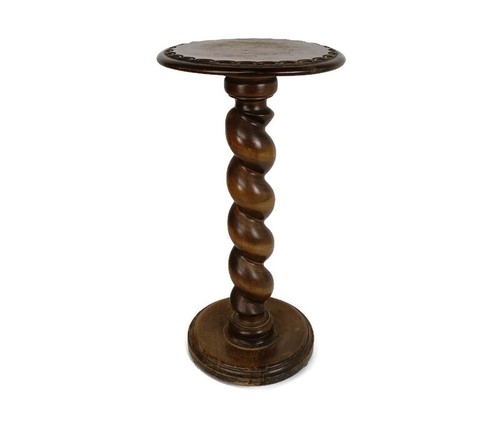 Barley twist hand carved wood - barley,