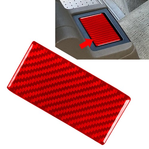 Carbon fiber red rear storage - carbon,