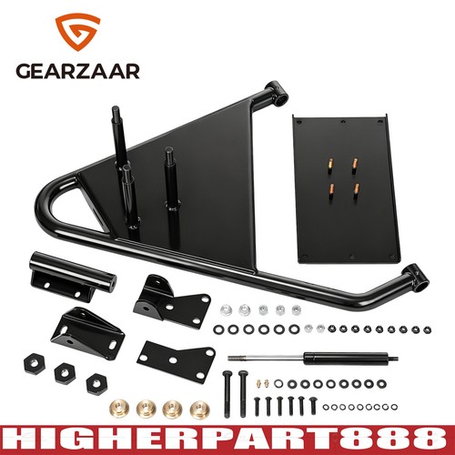 Black rear tailgate swing - black, away