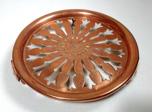 Antique art nouveau copper - art,