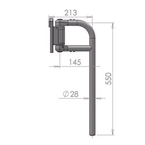 Burstner class mirror arm - mirror,
